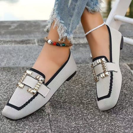 Vintage Suede Round-Toe Gommino Loafers — Women’s Driving Style