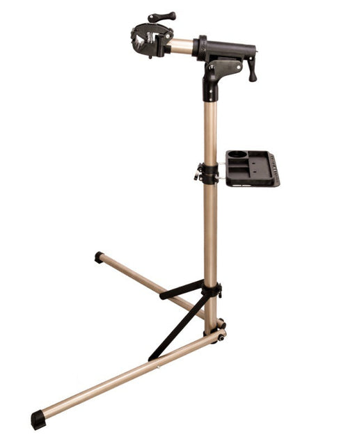 Load image into Gallery viewer, Adjustable Height Pro Exercise Bike Repair Stand: Aluminum, Foldable, Repair Support
