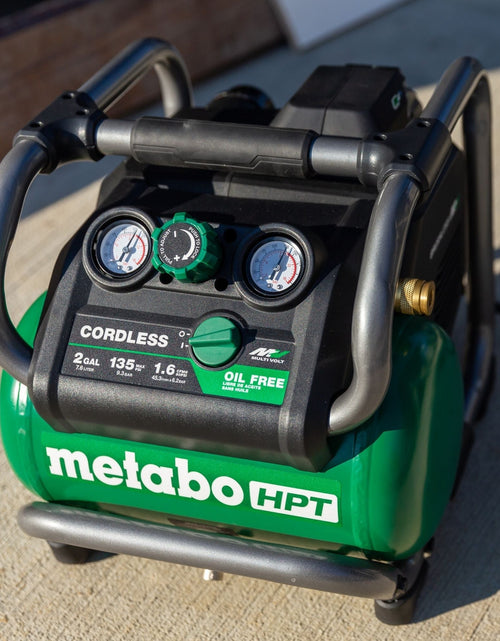 Load image into Gallery viewer, Metabo HPT EC36DAQ4M 36V MultiVolt 2 Gallon Cordless Compressor
