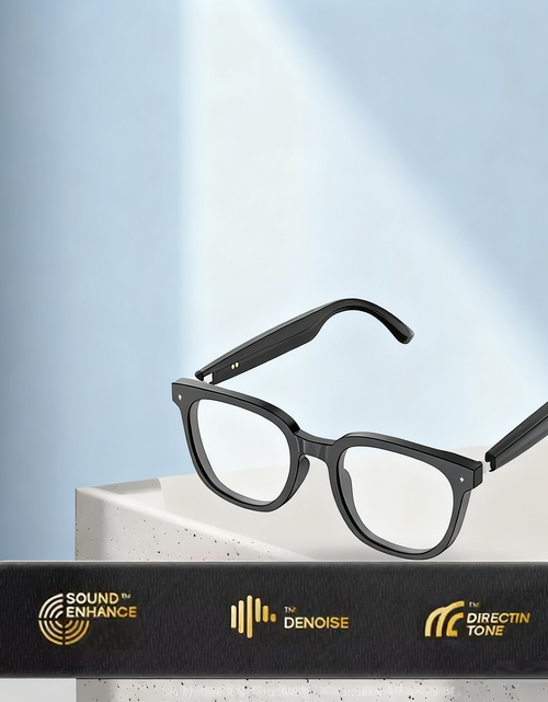 Load image into Gallery viewer, HY-C8 AI Intelligent Translation Wireless Bluetooth Glasses Earphones 75 Language Conference Simultaneous Interpretation
