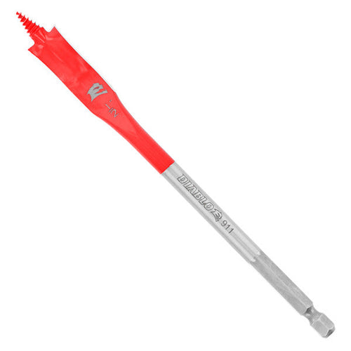 Load image into Gallery viewer, Diablo DSP2050-P2 1/2" x 6" Spade Bits for Wood (2-Pack)
