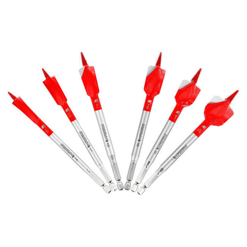 Load image into Gallery viewer, Diablo DSPD4920-S6 6 pc Demo Demon™ Spade Bit Set for Nail-Embedded Wood (6-Pieces)
