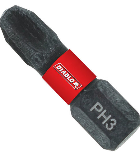 Diablo DPH31B 1" #3 Phillips Drive Bit (Bulk)