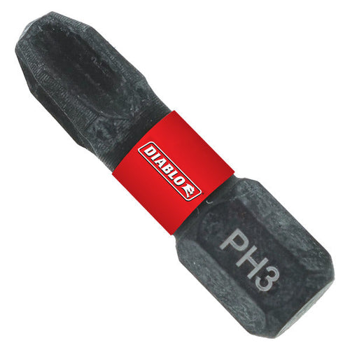 Load image into Gallery viewer, Diablo DPH31B 1" #3 Phillips Drive Bit (Bulk)
