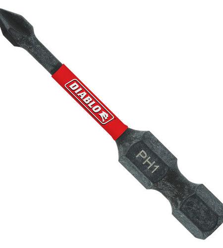 Diablo DPH12B 2" #1 Phillips Drive Bit (Bulk)