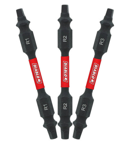 Diablo DDESQ225B 2-1/2" Double-Ended Square Drive Bit (Bulk)