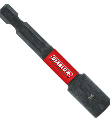 Diablo DNTSL14B 1/4" x 2-9/16" Magnetic Nut Driver (Bulk)