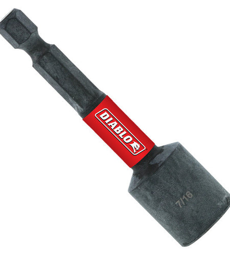Diablo DNTSL716B 7/16" x 2-9/16" Magnetic Nut Driver (Bulk)