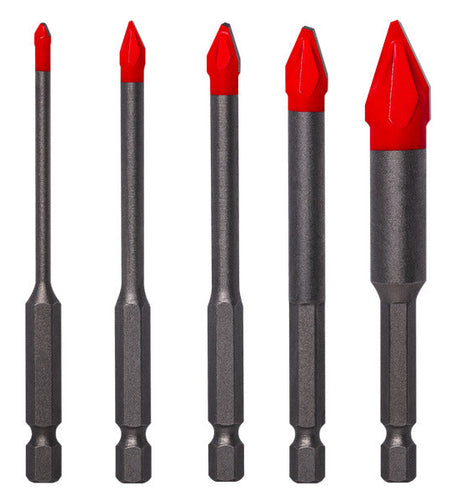 Diablo DMANSP1070S Diablo Hard Tile & Stone Carbide Tipped Drill Bit Set (5-Pieces)