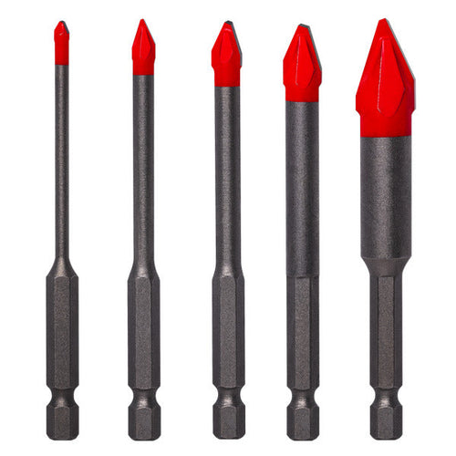 Load image into Gallery viewer, Diablo DMANSP1070S Diablo Hard Tile &amp; Stone Carbide Tipped Drill Bit Set (5-Pieces)
