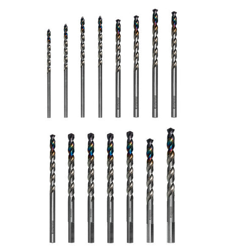Diablo DMD-S15T 15 pc Metal Demon™ Drill Bits Set for Mild, Hardened and Stainless Steels