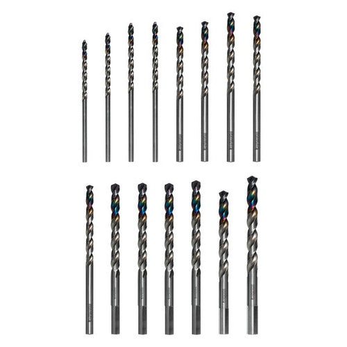 Load image into Gallery viewer, Diablo DMD-S15T 15 pc Metal Demon™ Drill Bits Set for Mild, Hardened and Stainless Steels
