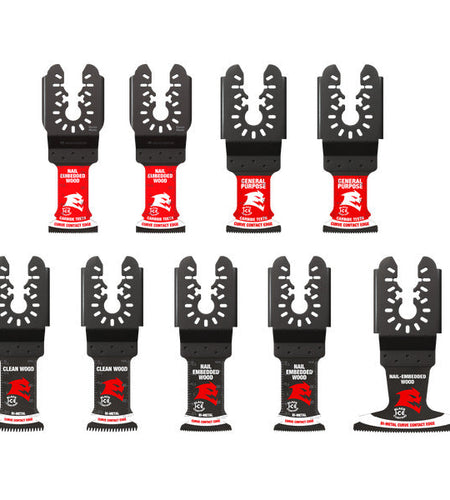 Diablo DOU9S 9 pc Universal Fit General Purpose Oscillating Blade Set (9-Piece)