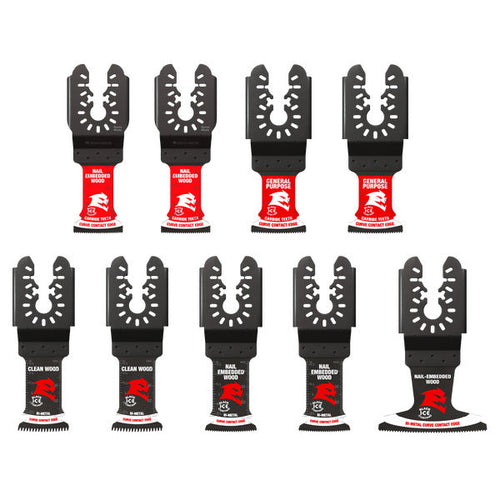 Load image into Gallery viewer, Diablo DOU9S 9 pc Universal Fit General Purpose Oscillating Blade Set (9-Piece)
