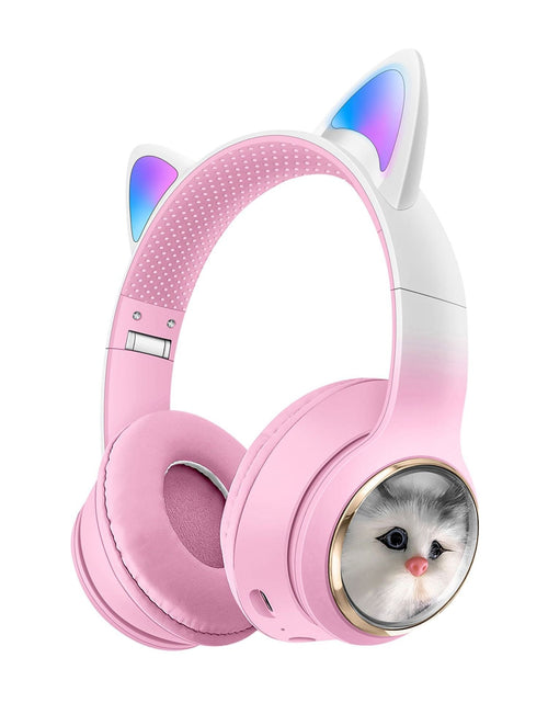 Load image into Gallery viewer, AKZ-09 Earphones Space Cabin Cartoon Simulation Cat Bluetooth Headwear Large Battery Earphones Foldable

