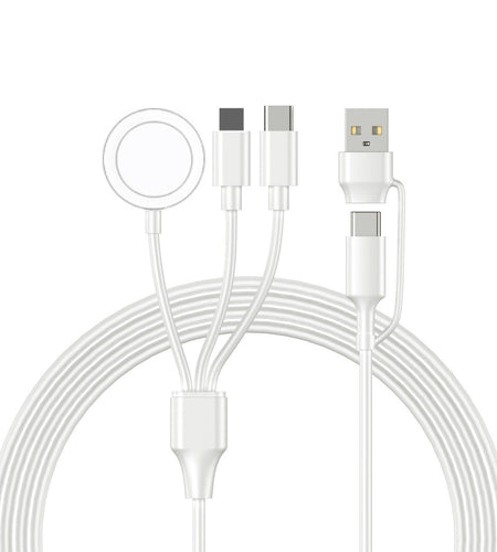 Adapter 3-in-1 watch wireless charging 1-to-3 phone charging cable data cable