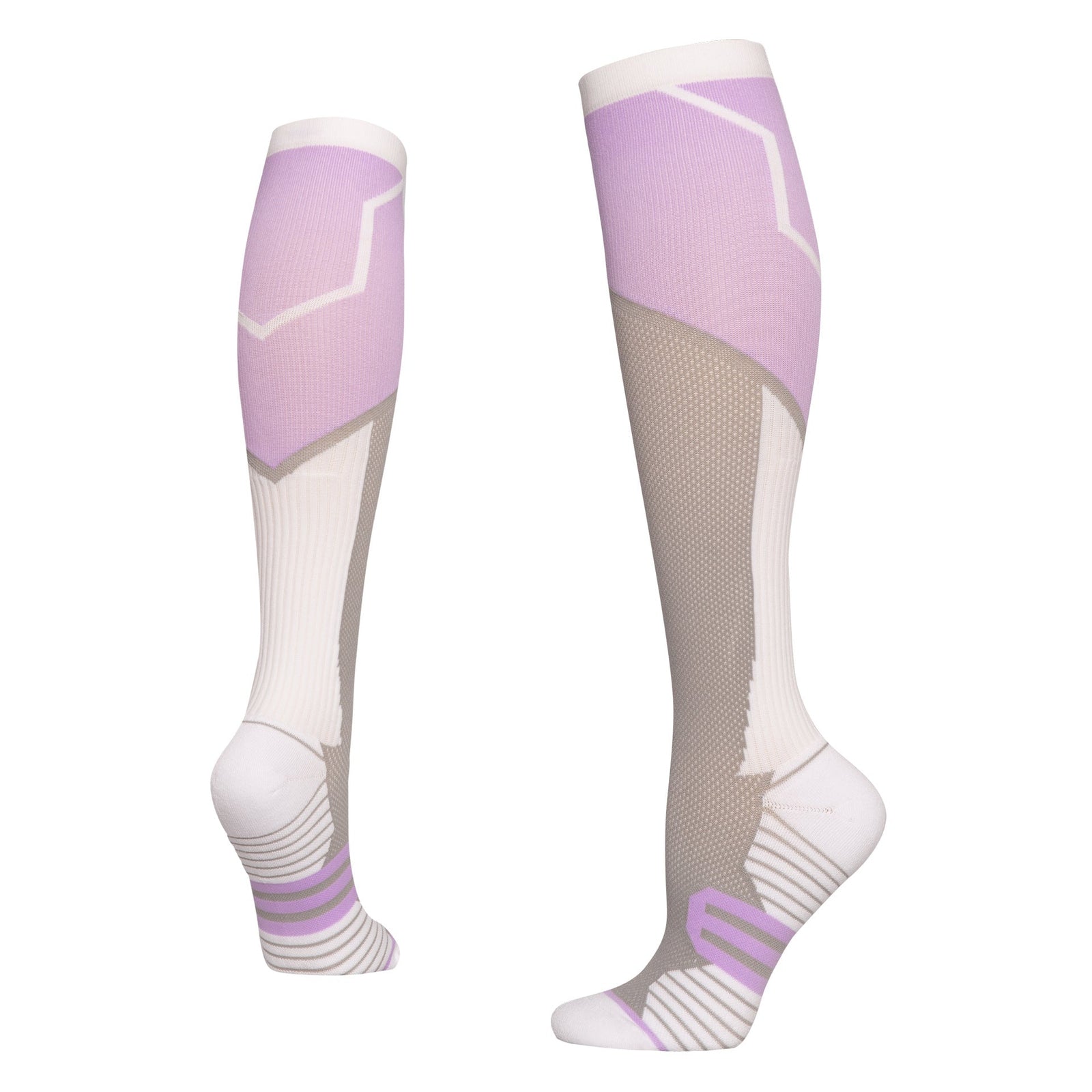 Outdoor sports pressure socks, women's long tube skipping rope fitness calf socks, second grade gradient elastic compression socks