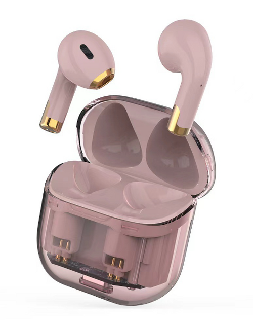 Load image into Gallery viewer, Transparent bin 5.3TWS Bluetooth headset APRO11 true wireless sports game headset call noise reduction
