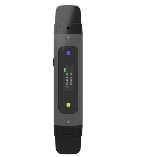 Abdominal breathing trainer lung capacity data detector