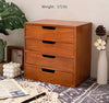 Fourdrawer cabinet with rectangular design