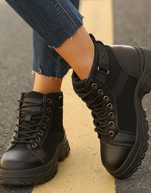 Load image into Gallery viewer, Women’s Mid-Calf Fleece-Lined Winter Boots
