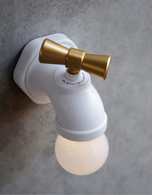 Load image into Gallery viewer, Faucet Night Light Vintage Desk Lamp USB Lamp
