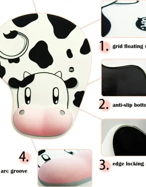 Load image into Gallery viewer, Wrist Mouse Pad Marble Pattern Hand Bowl Tray Mouse Pad Office Wrist Protection Anti-Skid Mouse Pads
