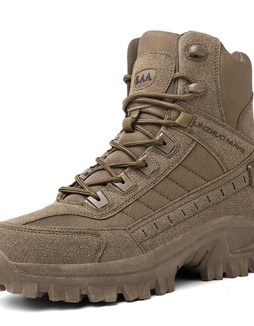 Load image into Gallery viewer, Military boots Russian battlefield boots wear-resistant training boots outdoor hiking and mountaineering shoes
