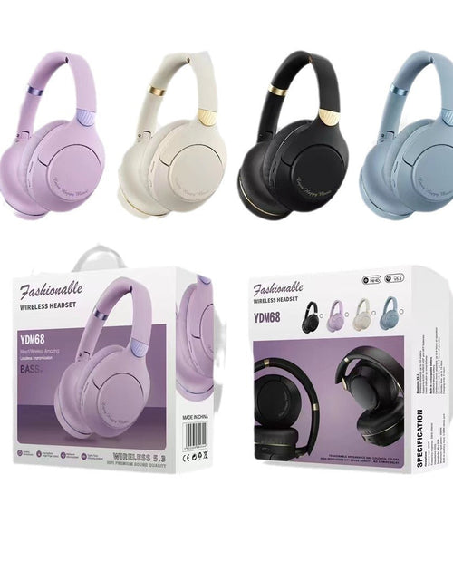 Load image into Gallery viewer, YDM68 new wireless Bluetooth headset with heavy bass gaming headset
