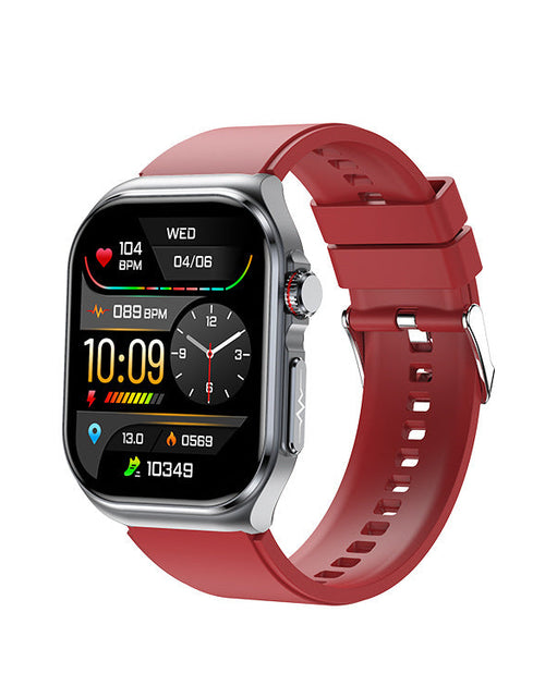 Load image into Gallery viewer, New ET585 smart watch ECG call micro physical examination NFC blood sugar uric acid body fat blood oxygen heart rate
