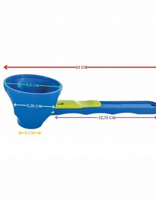 Load image into Gallery viewer, Mess Free Measuring Funnel Creative Protein Powder Sliding Spoon Egg Yolk Separation Funnel
