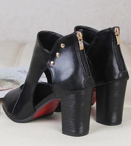 New Fashion Mid-Heel Thick Heel Women's Sandals