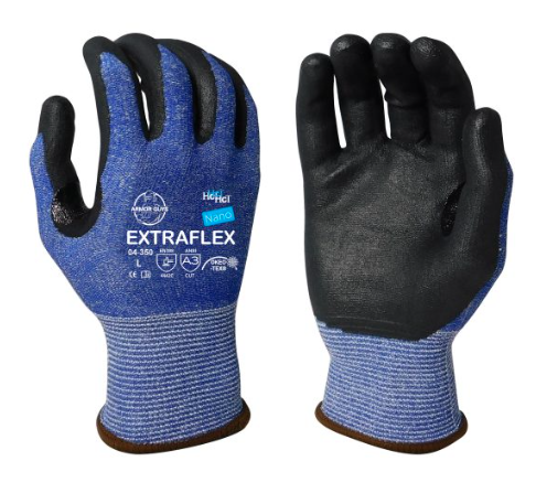 Load image into Gallery viewer, 13g Dark Blue Engineered A3 Cut Resistant Gloves
