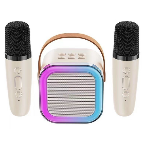 Load image into Gallery viewer, K12 Wireless Microphone Karaoke Machine Bluetooth Speaker KTV HIFI Stereo Sound RGB Colorful LED Lights For Outdoor Home Party
