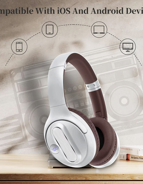 Load image into Gallery viewer, AKZ-13b American retro wireless Bluetooth headset with battery display and long battery life
