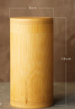 Load image into Gallery viewer, Bamboo Storage Bottles Jars Wooden Small Box Containers Handmade For Spices Tea Coffee Sugar Receive With Lid Vintage
