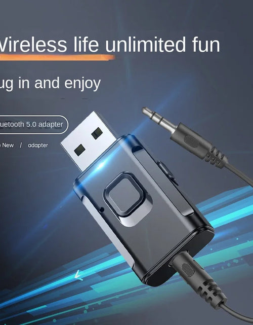 Load image into Gallery viewer, Car mounted Bluetooth receiver, audio dedicated wireless TV amplifier, Bluetooth transmitter, audio computer 2-in-1
