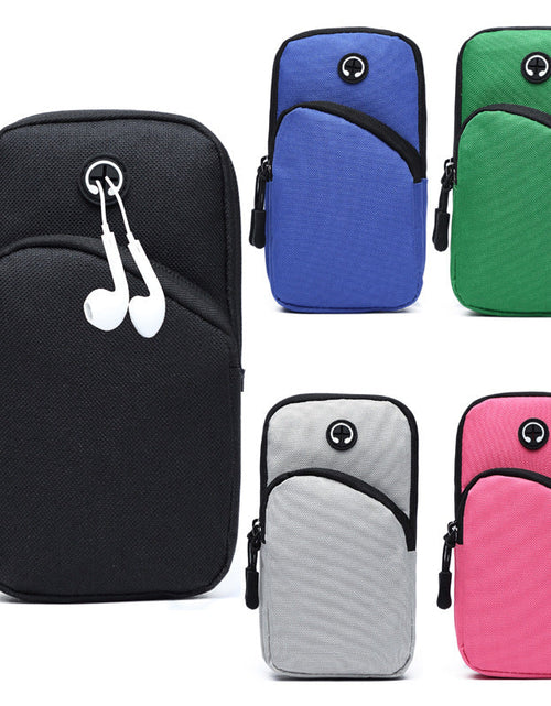 Load image into Gallery viewer, Sports outdoor mobile phone arm bag men's and women's running fitness bag
