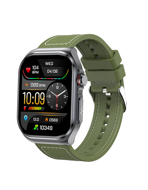 Load image into Gallery viewer, New ET585 smart watch ECG call micro physical examination NFC blood sugar uric acid body fat blood oxygen heart rate
