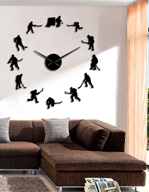 Load image into Gallery viewer, Frameless DIY Wall Clock 3D Mirror Wall Sticker
