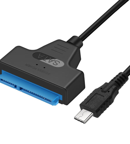 Type-C to SATA 2.5-inch portable hard drive converter with easy drive cable