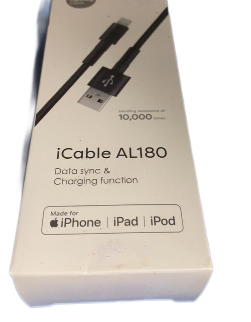 Load image into Gallery viewer, iCableAL180B black
