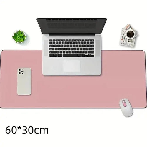 Load image into Gallery viewer, 1 Pcs Large Size 60*30mm Office Desk Protector Mat PU Leather Waterproof Mouse Pad Desktop Keyboard Desk Pad Gaming Mousepad
