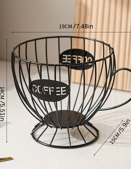 Load image into Gallery viewer, Large Capacity Metal Coffee Capsule Holder | Organizer &amp; Dispenser for Nespresso, Keurig Capsules

