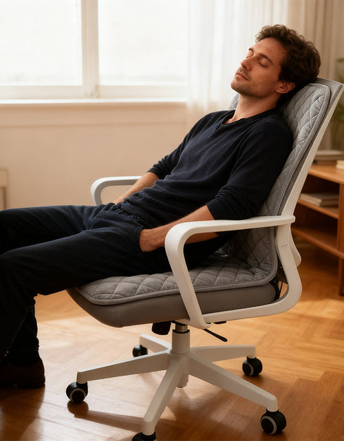 Load image into Gallery viewer, Heated Seat Cushion, 220V Electric Mat, Office Chair Warmer, Smart Timer, Integrated Backrest
