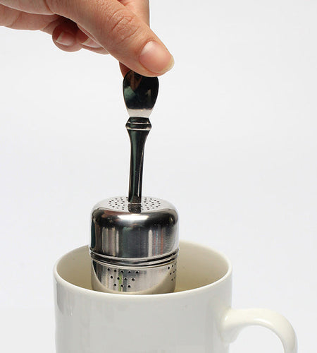 304 Tea Filter With Handle Stainless Steel Tea Leak Creative Tea Ball Tea Infuser