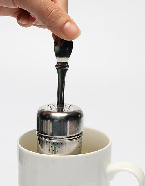 Load image into Gallery viewer, 304 Tea Filter With Handle Stainless Steel Tea Leak Creative Tea Ball Tea Infuser

