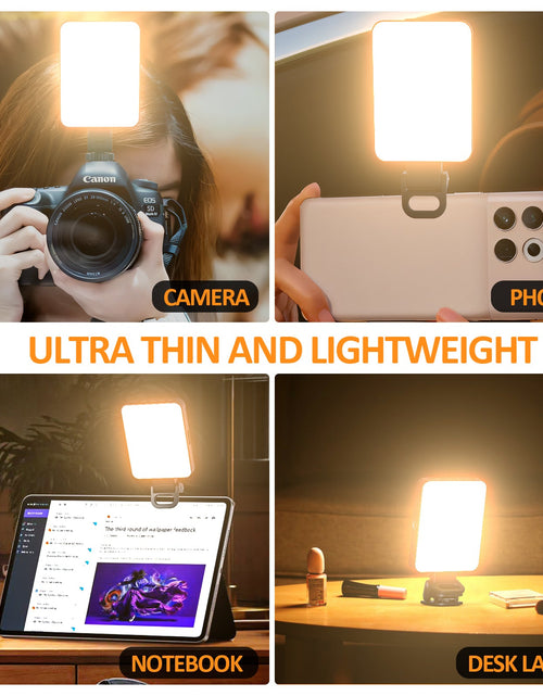 Load image into Gallery viewer, Magnetic fill light LED video conference phone fill light camera photography live broadcast photography pocket light
