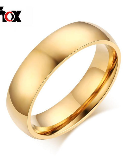 Load image into Gallery viewer, Vnox 6mm Classic Wedding Ring for Men Women
