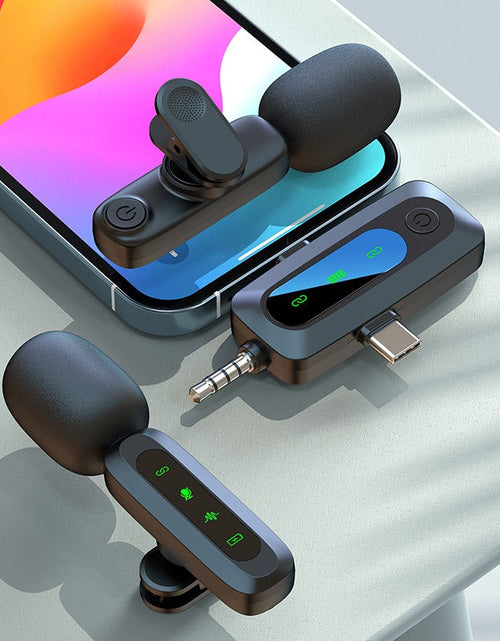 Load image into Gallery viewer, Wireless lavalier microphone J3 three in one interface intelligent sound collection and noise reduction lavalier microphone
